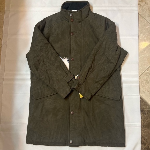 SALE 1/2 OFF Overcoat Top Coat Virgin Wool Cashmere‎ Blend ERES NWT 44R Chestnut - Picture 9 of 16